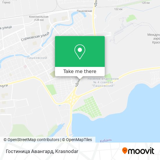 Гостиница Авангард map