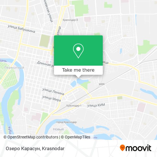 Озеро Карасун map