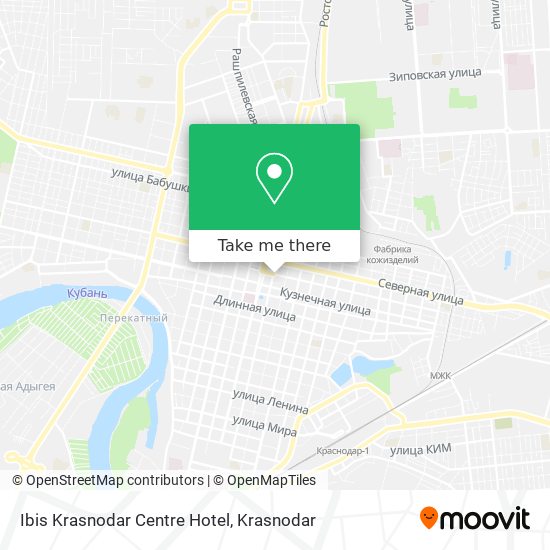 Ibis Krasnodar Centre Hotel map