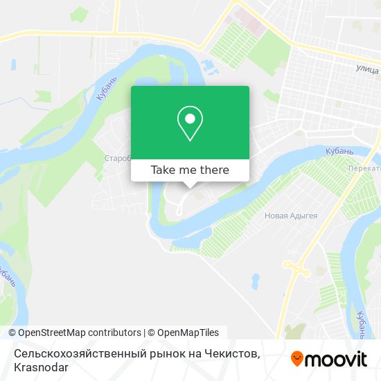 Сельскохозяйственный рынок на Чекистов map
