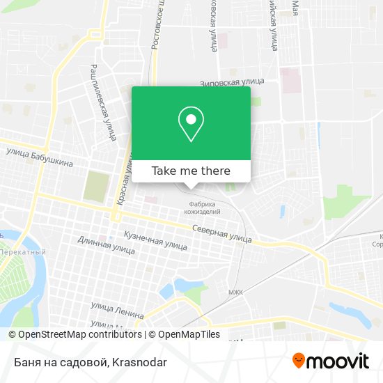 Баня на садовой map