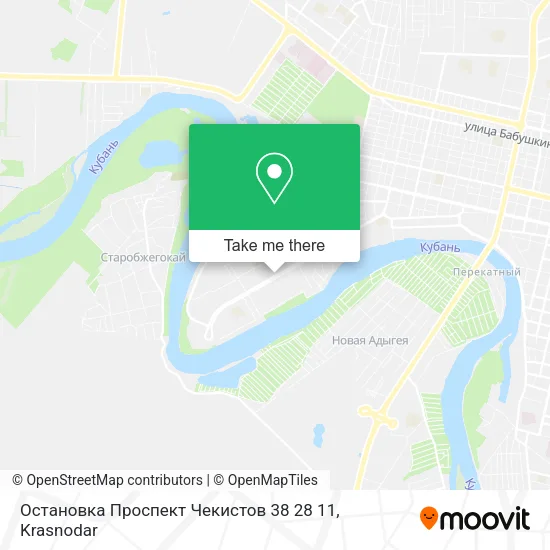 Остановка Проспект Чекистов 38 28 11 map