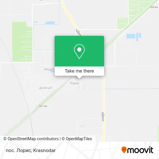 пос. Лорис map