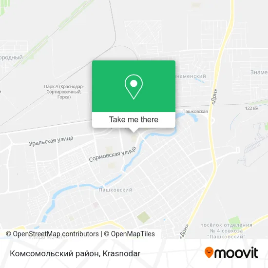 Комсомольский район map