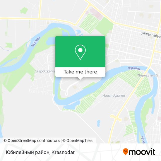 Юбилейный район map