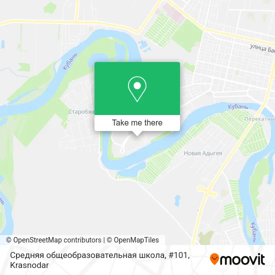 Средняя общеобразовательная школа, #101 map