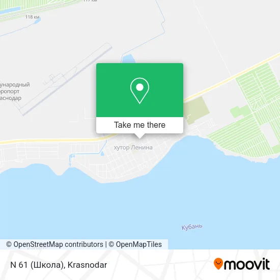 N 61 (Школа) map