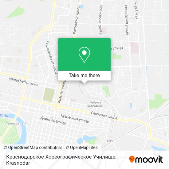 Краснодарское Хореографическое Училище map