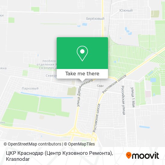 ЦКР Краснодар (Центр Кузовного Ремонта) map