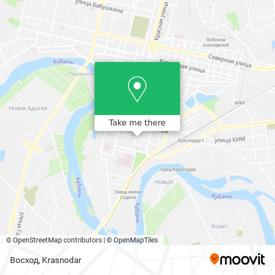 Восход map