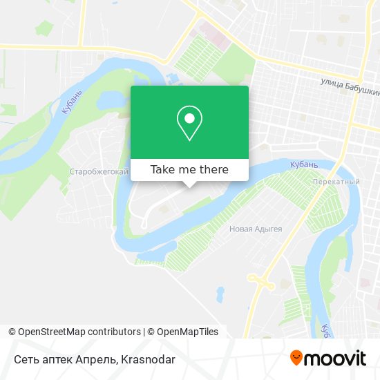 Сеть аптек  Апрель map