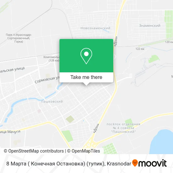 8 Марта ( Конечная Остановка) (тупик) map
