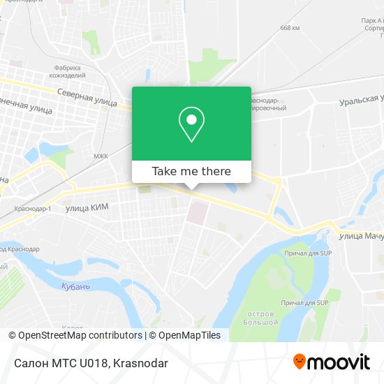 Салон МТС U018 map