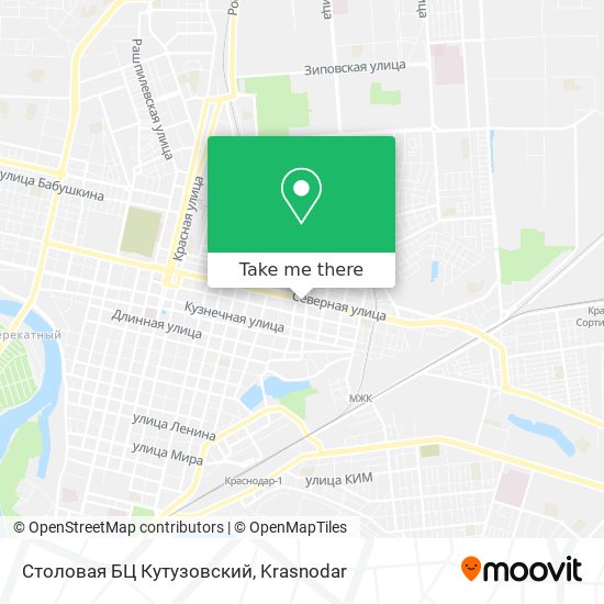 Столовая БЦ Кутузовский map
