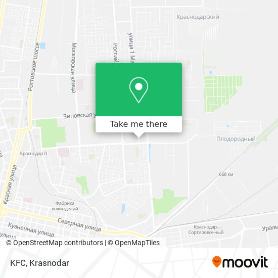 KFC map