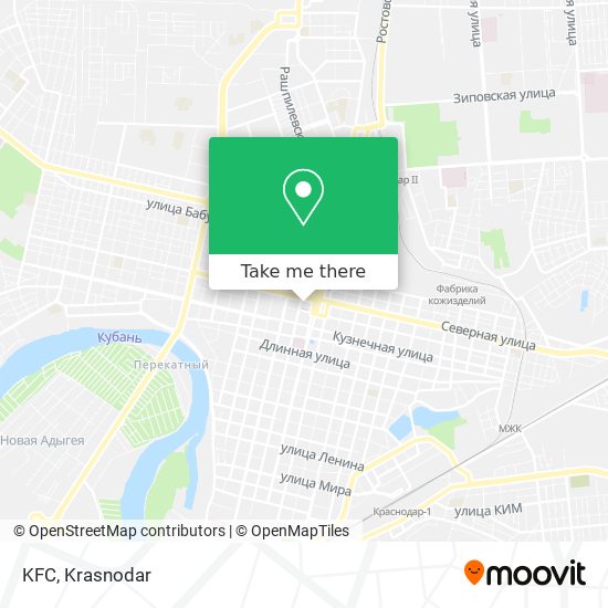 KFC map