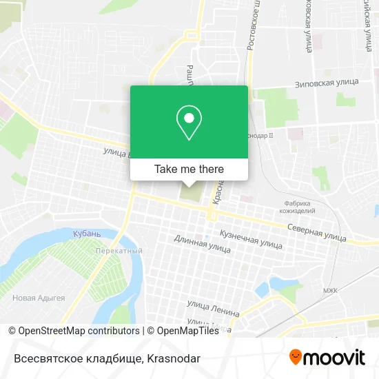 Всесвятское кладбище map
