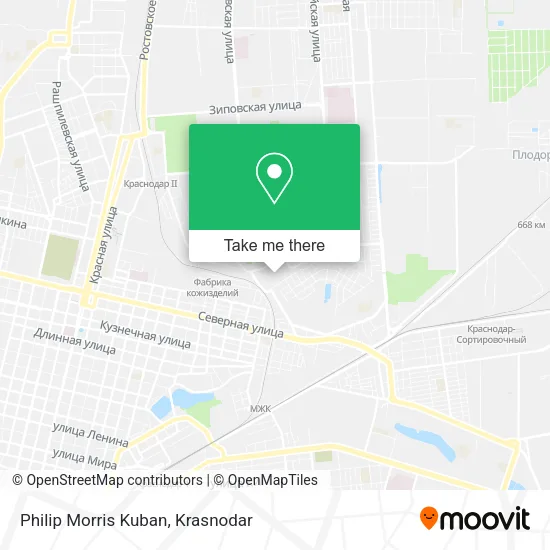 Philip Morris Kuban map
