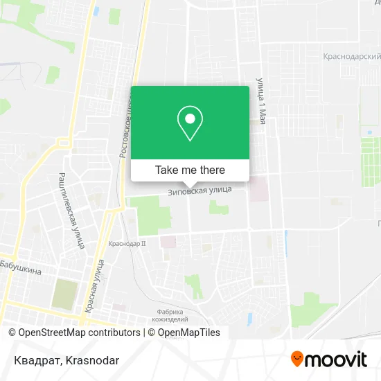 Квадрат map