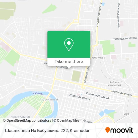 Шашлычная На Бабушкина 222 map