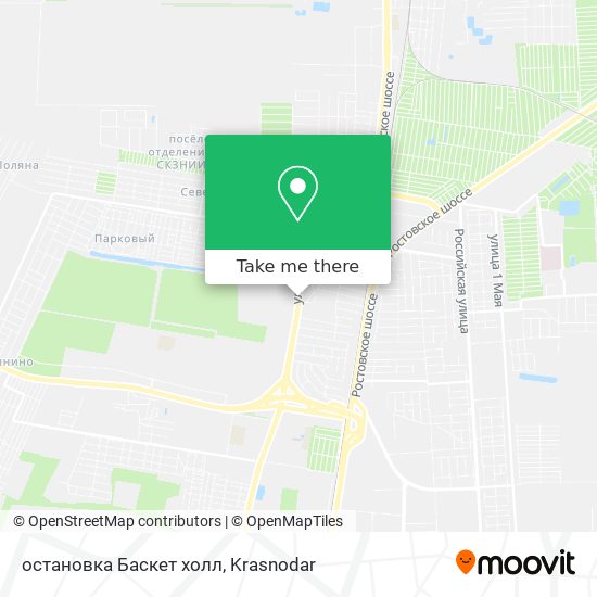 остановка  Баскет холл map