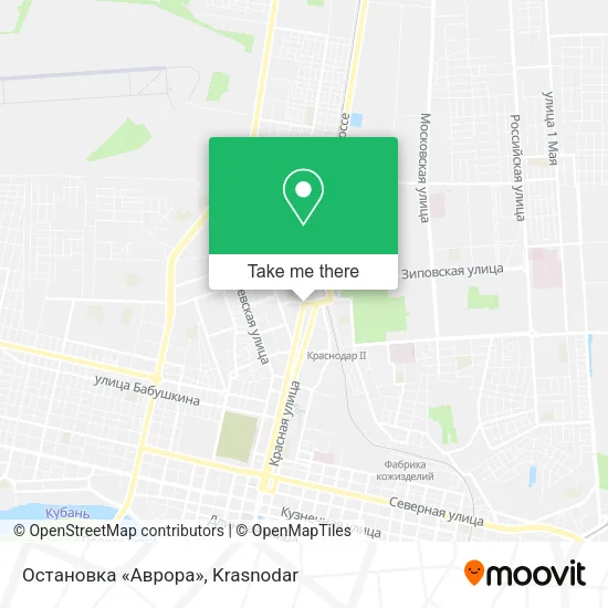 Остановка «Аврора» map