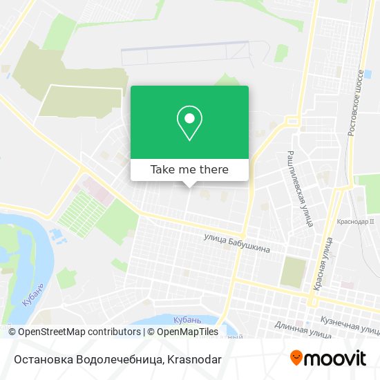 Остановка  Водолечебница map