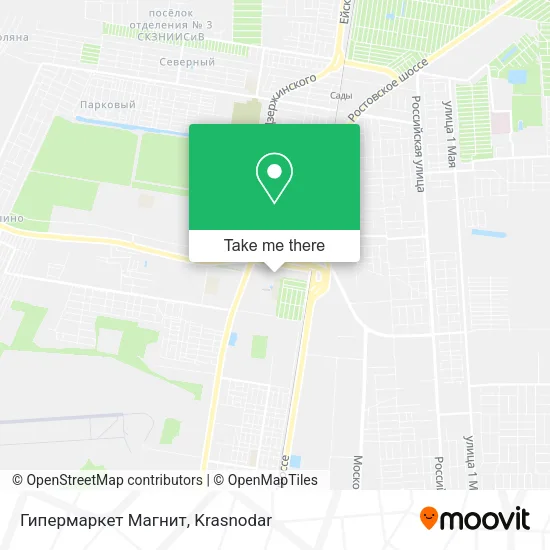 Гипермаркет Магнит map