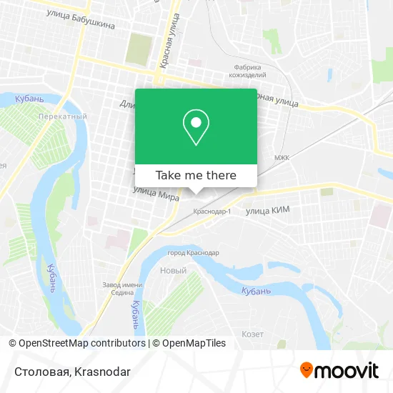 Столовая map