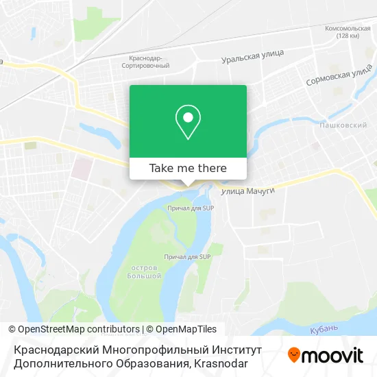 Краснодарский Многопрофильный Институт Дополнительного Образования map