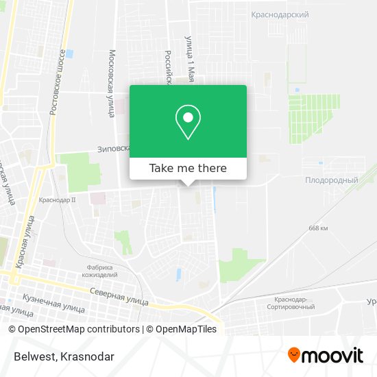 Belwest map
