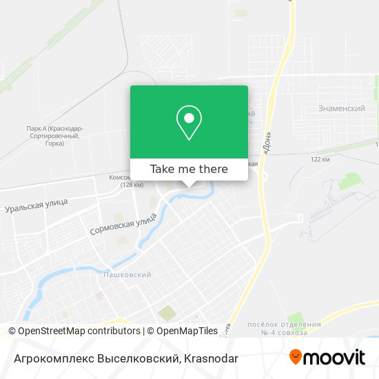 Агрокомплекс Выселковский map