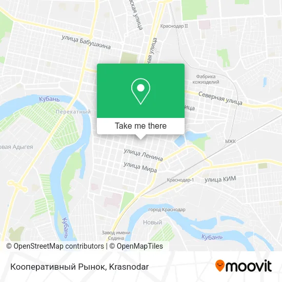 Кооперативный Рынок map