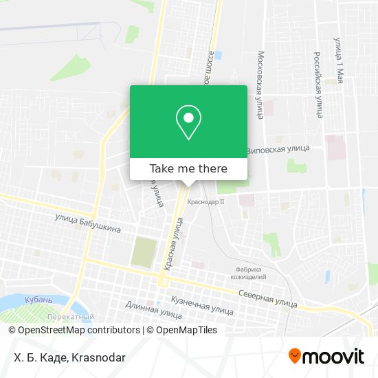 Х. Б. Каде map