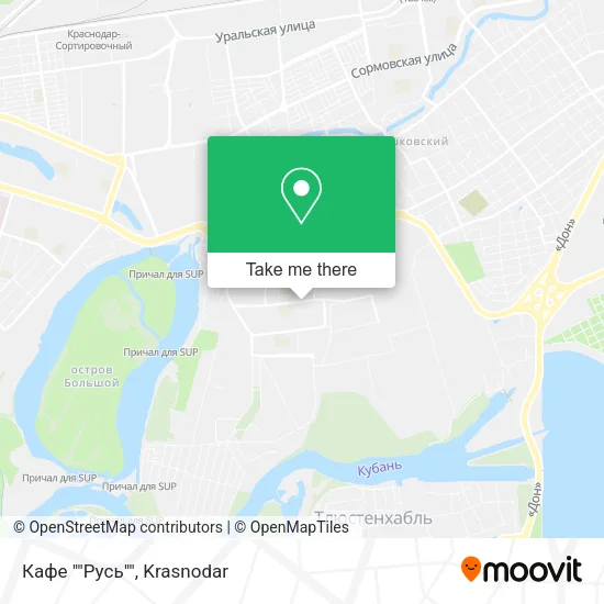Кафе ""Русь"" map