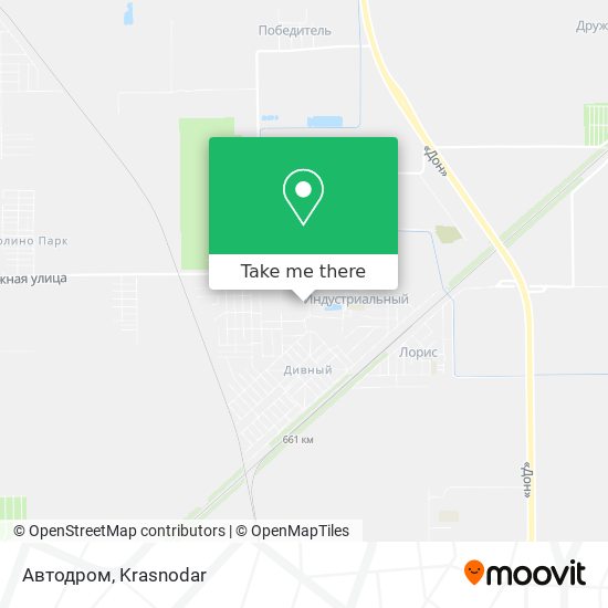 Автодром map