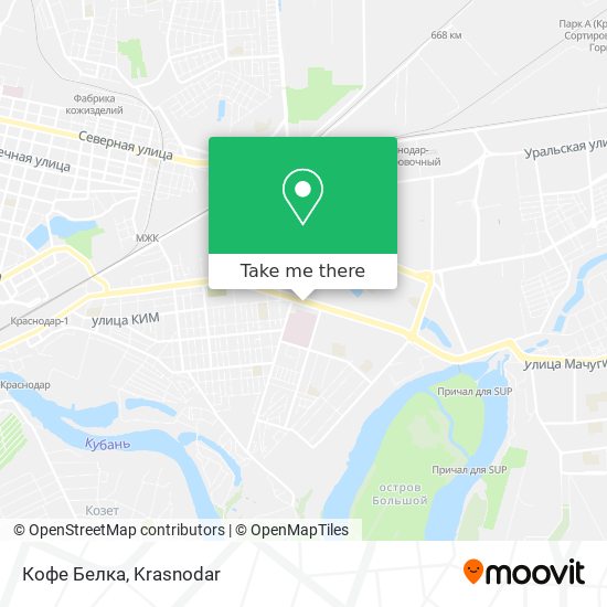 Кофе Белка map