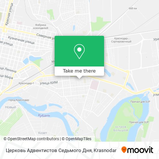 Церковь Адвентистов Седьмого Дня map