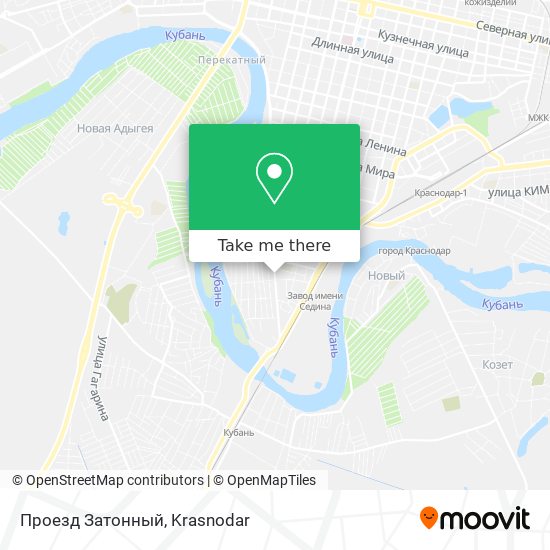 Проезд Затонный map