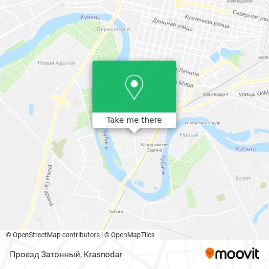 Проезд Затонный map