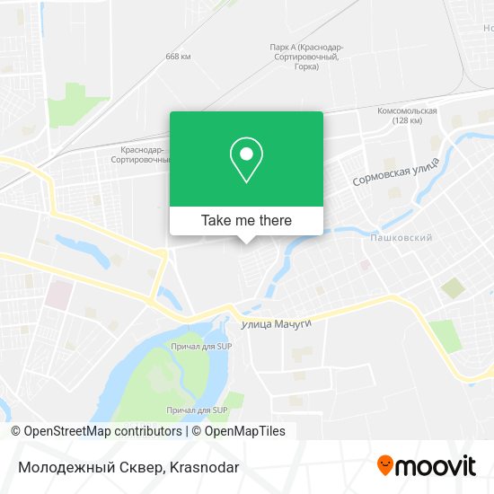 Молодежный Сквер map