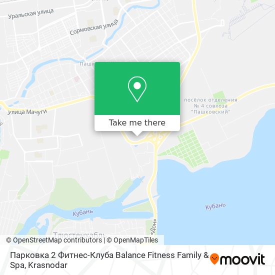Парковка 2 Фитнес-Клуба Balance Fitness Family & Spa map