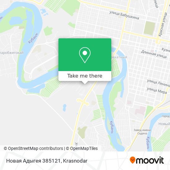 Новая Адыгея 385121 map