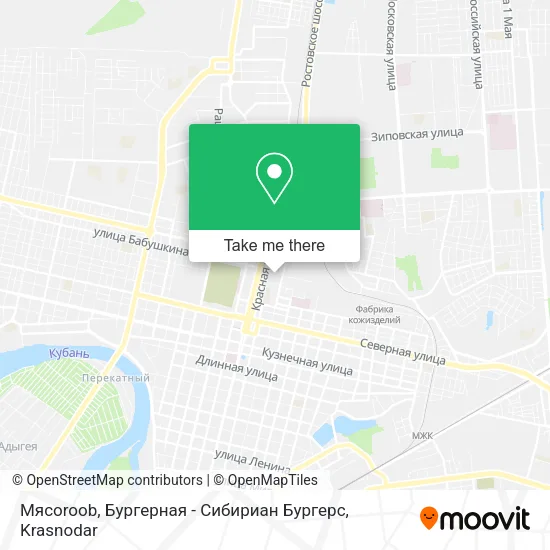 Мясоroob, Бургерная - Сибириан Бургерс map