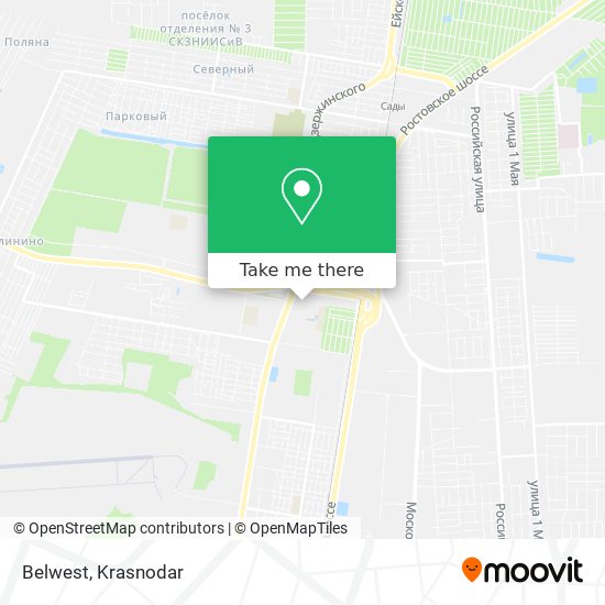 Belwest map
