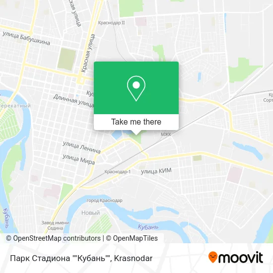Парк Стадиона ""Кубань"" map