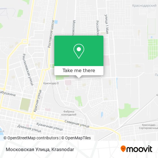 Московская Улица map