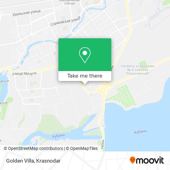 Golden Villa map