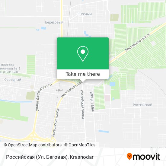 Российская (Ул. Беговая) map