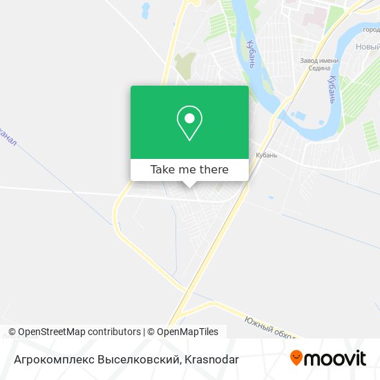 Агрокомплекс Выселковский map